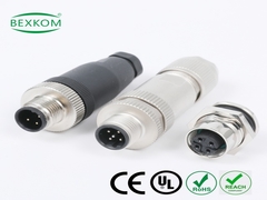 Circular Shielding Industrial M5 M23 17 Pin Female Connector Waterproof