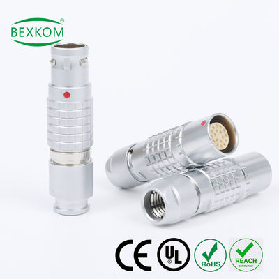 Good price Harsh environment use contact gold plated EMC shielding Waterproof top quality use push pull locked compatible to LEMO ODU Fischer metal circular connectors online