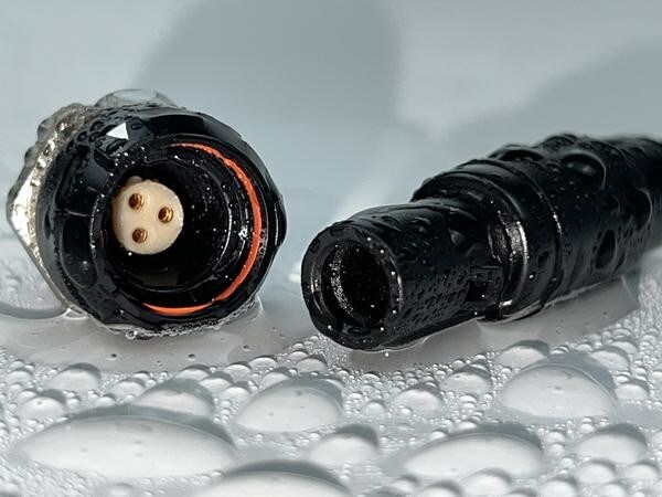 Outdoor Mil Circular Push Pull Connectors Gold Plated Contact PPS Insulator