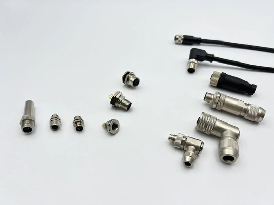 ROHS 5mm IP67 Waterproof M5 4 Pin Connectors For Electrical