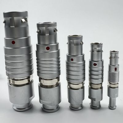Good price LEMO 00B 0B 1B 2B 3B 4B Circular Push Pull Connectors 2-32 Contacts 360 Degree EMC Shielding online